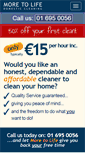 Mobile Screenshot of cleanersdublin.ie