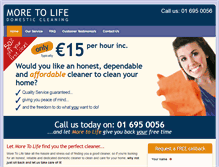 Tablet Screenshot of cleanersdublin.ie